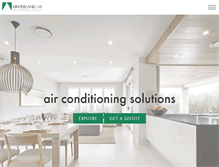 Tablet Screenshot of hinterlandair.com.au